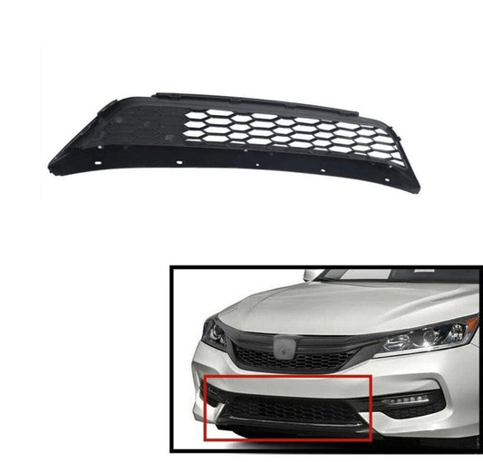 For 2016-2017 Honda Accord Sedan Front Bumper Lower Grille Honeycomb Trim Grill
