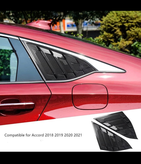 Honda Accord 2022 2021 2018-2020 Accessories Rear Side Window Louvers