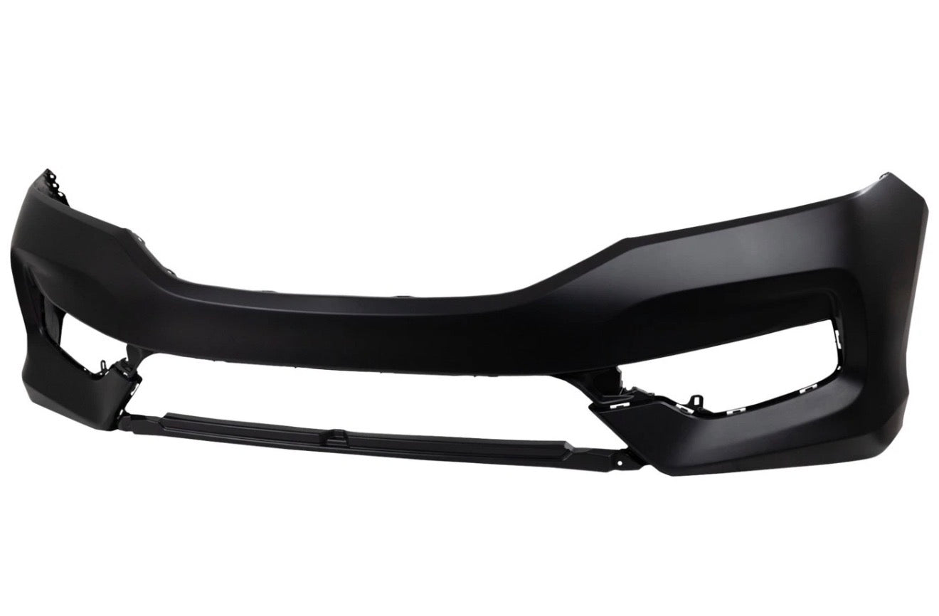 Front Bumper Cover Primed For 2016-2017 Honda Accord 4-Door Sedan