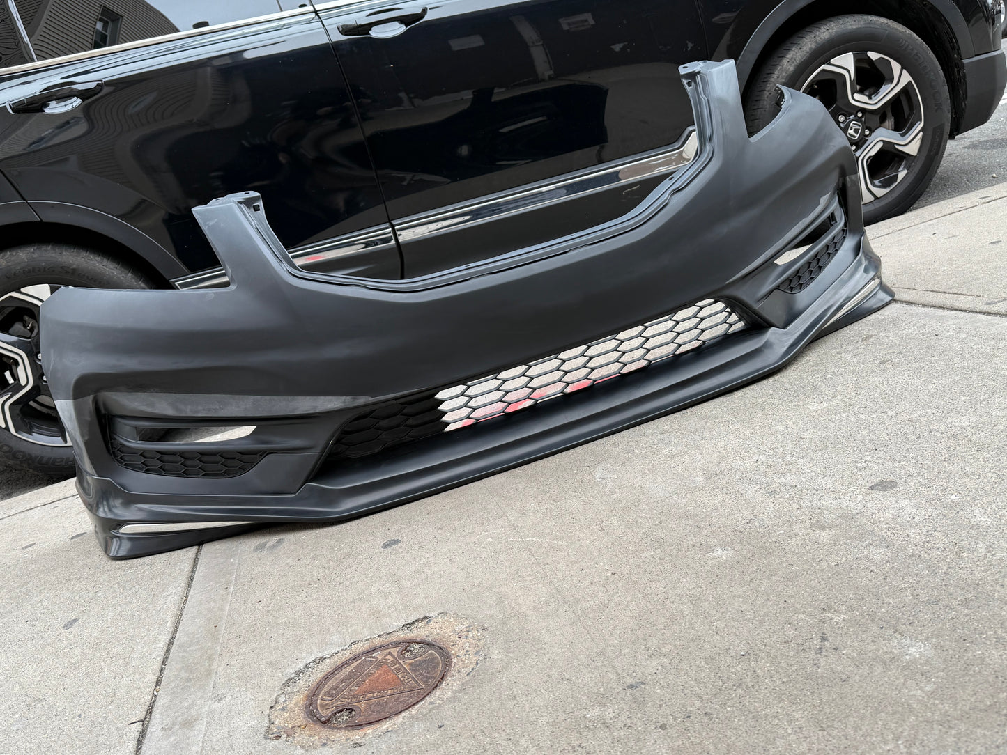 Honda Accord 2008 → 2017 Full Front Conversion Kit (Grille + Lights + Lip)