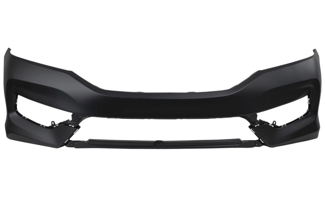 Front Bumper Cover Primed For 2016-2017 Honda Accord 4-Door Sedan