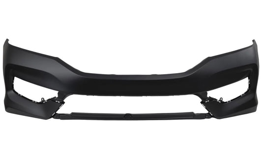 Front Bumper Cover Primed For 2016-2017 Honda Accord 4-Door Sedan