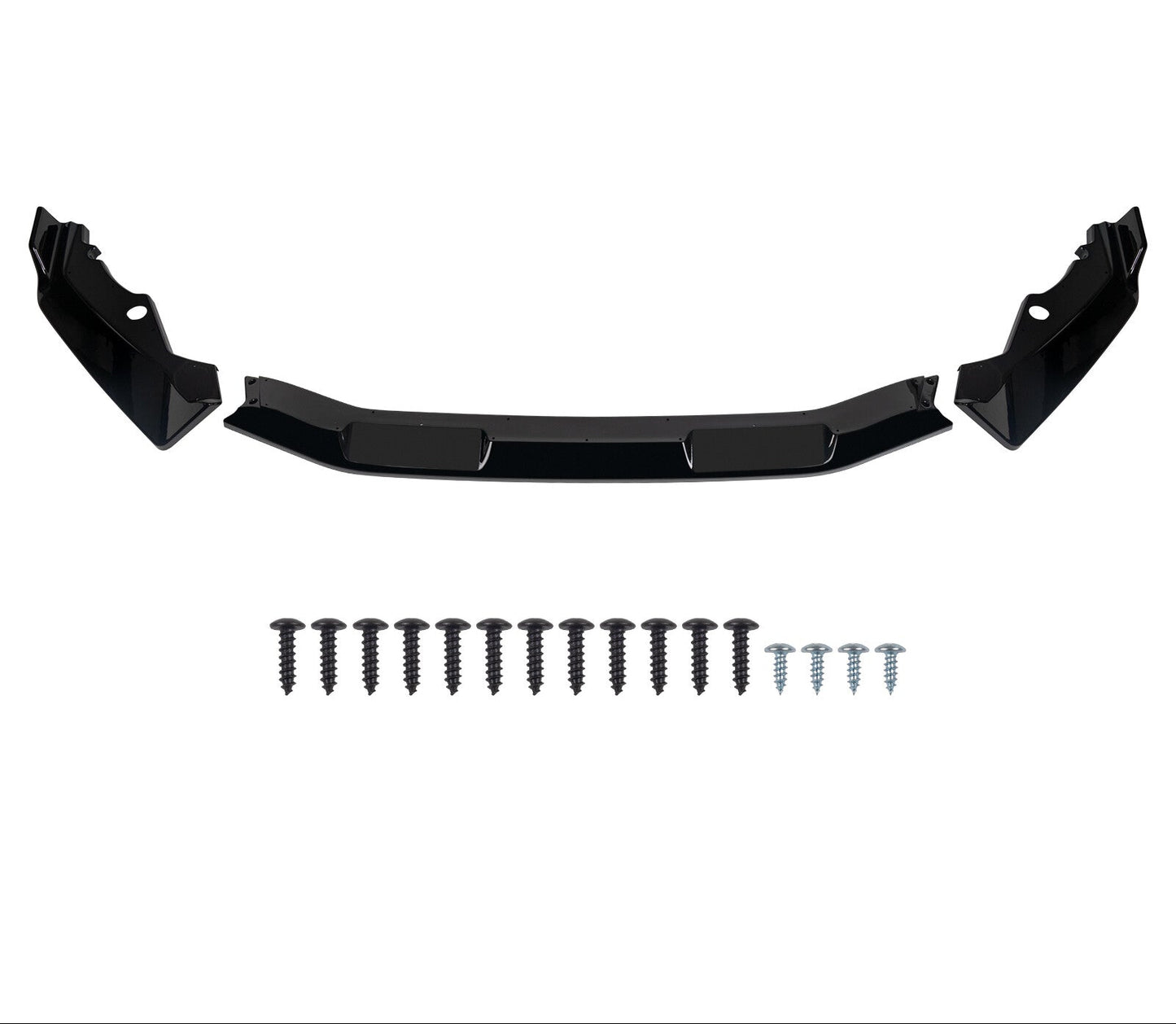 Front Bumper Lip Splitter Spoiler Body Fit For 2020-2022 Honda CR-V Glossy Black