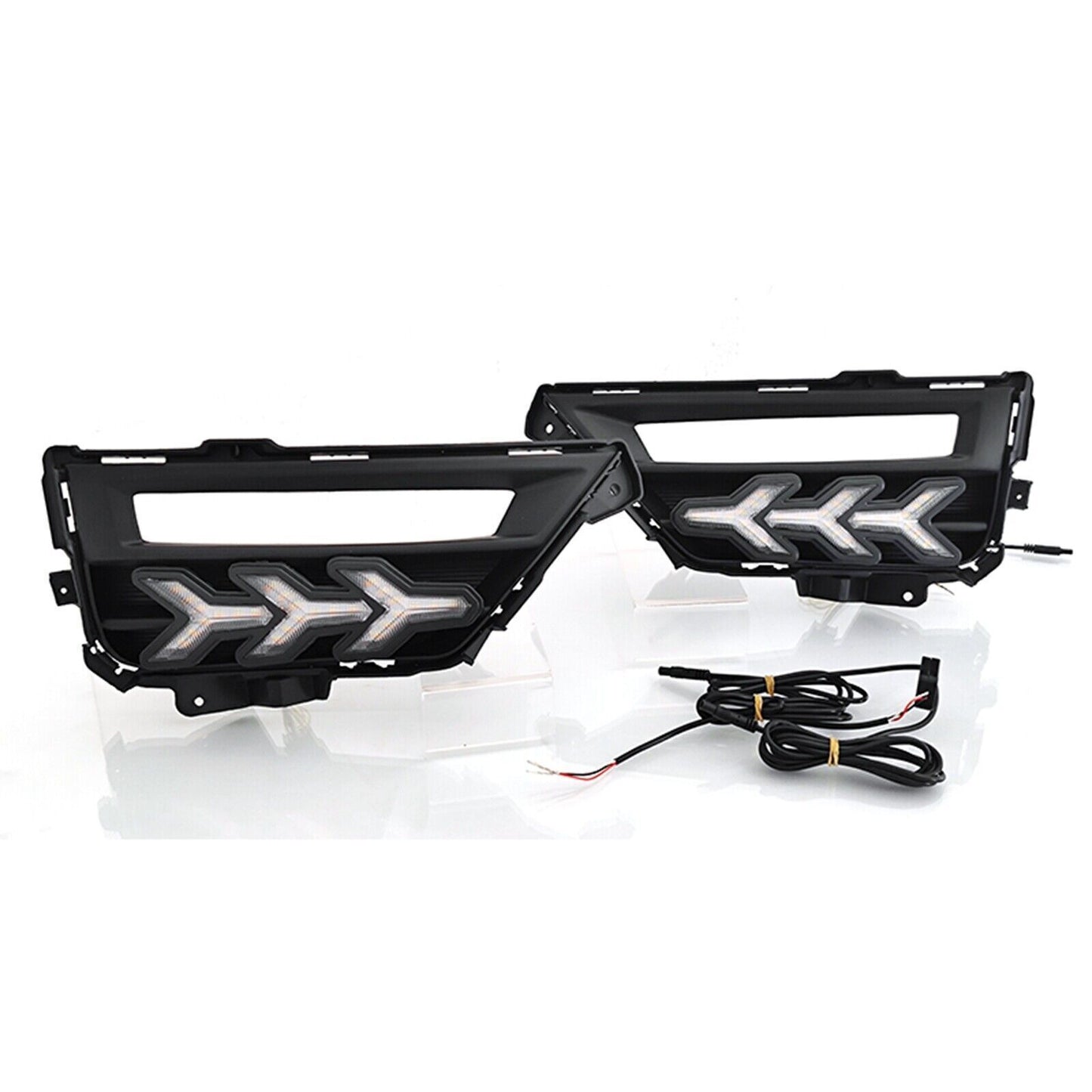 Honda CRV CR-V 2020-2022 LED DRL Driving Fog Light 3-Color Turn Signal Lamps