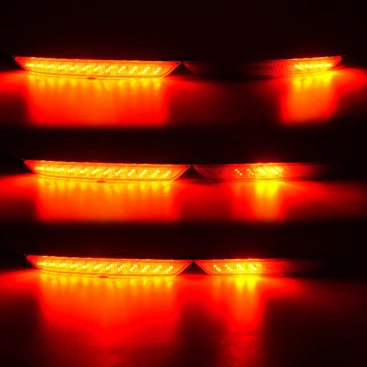 Honda Accord 2016 2017 Red Rear Bumper Reflector Light